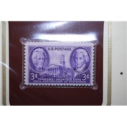 1986 Historic Stamps Of America With US Postal Stamp & History; Tennessee Statehood June 1, 1946 Nas