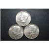 Image 1 : 1967-1969 US Kennedy Half Dollar; Various Conditions; Lot of 3 Consecutive Years; EST. $20-30