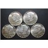 Image 1 : 1968 US Kennedy Half Dollar; Various Conditions; Lot of 5; EST. $40-50