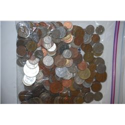 World Coins & Tokens; Various Dates, Conditions & Denominations; Lot of 250; EST. $25-50
