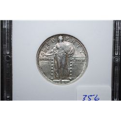 1924 US Standing Liberty Quarter; MCPCG Graded EF40; EST. $50-110