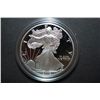 Image 1 : 2002-W US Silver American Eagle $1 Proof In Velvet Box With COA Included; 99.9% Silver 1 Oz.; EST. $