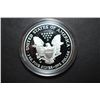 Image 2 : 2002-W US Silver American Eagle $1 Proof In Velvet Box With COA Included; 99.9% Silver 1 Oz.; EST. $