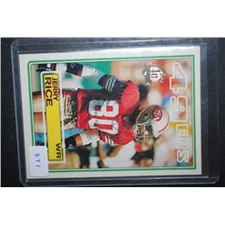 1996 NFL Jerry Rice San Francisco 49ers Football Trading Card; EST. $5-10