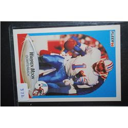 1990 NFL Warren Moon Houston Oilers Football Trading Card; EST. $5-10