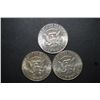 Image 2 : 1967-1969 US Kennedy Half Dollar; Various Conditions; Lot of 3 Consecutive Years; EST. $20-30