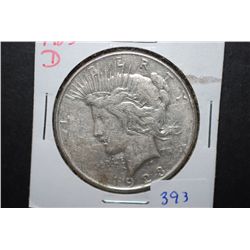 1923-D US Peace $1; EST. $35-45