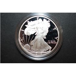 2003-W US Silver American Eagle $1 Proof In Velvet Box With COA Included; 99.9% Silver 1 Oz.; EST. $
