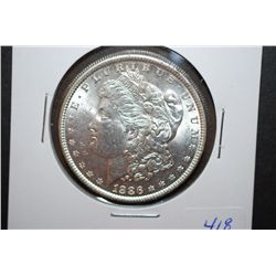 1886 US Silver Morgan $1; EST. $45-65