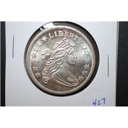 Silver Round "Liberty Type"; 999 Fine Silver 1 Oz.; EST. $35-55