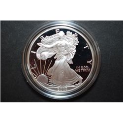 2003-W US Silver American Eagle $1 Proof In Velvet Box With COA Included; 99.9% Silver 1 Oz.; EST. $