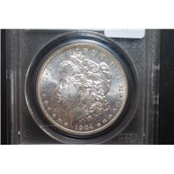 1904-O US Silver Morgan $1; PCGS Graded MS63; EST. $55-70