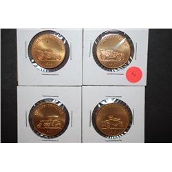 Collectible Automobile Token; 1907 Thomas "Flyer", 1909 Rambler Model 44, 1916 Chevrolet "490" & 190
