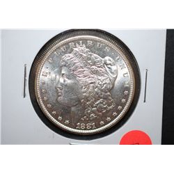 1881-S US Silver Morgan $1; BU; EST. $50-65