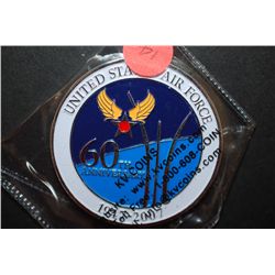1947-2007 United States Air Force 60th Anniversary Military Challenge Coin; One Team One Mission; ES