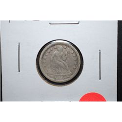 1853 US Seated Liberty One Dime With Arrows; EST. $20-30
