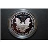 Image 2 : 2003-W US Silver American Eagle $1 Proof In Velvet Box With COA Included; 99.9% Silver 1 Oz.; EST. $