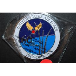 1947-2007 United States Air Force 60th Anniversary Military Challenge Coin; One Team One Mission; ES