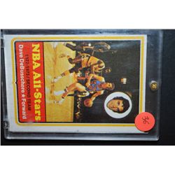 1969 NBA Dave Debusschere All-Star 2nd Team New York Nets Basketball Trading Card In Display Case; E