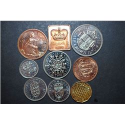 1970 Great Britain/England Mint Foreign Coin Set; EST. $5-10