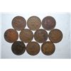 Image 1 : US Indian Head One Cent; Various Dates & Conditions; Lot of 10; EST. $10-15