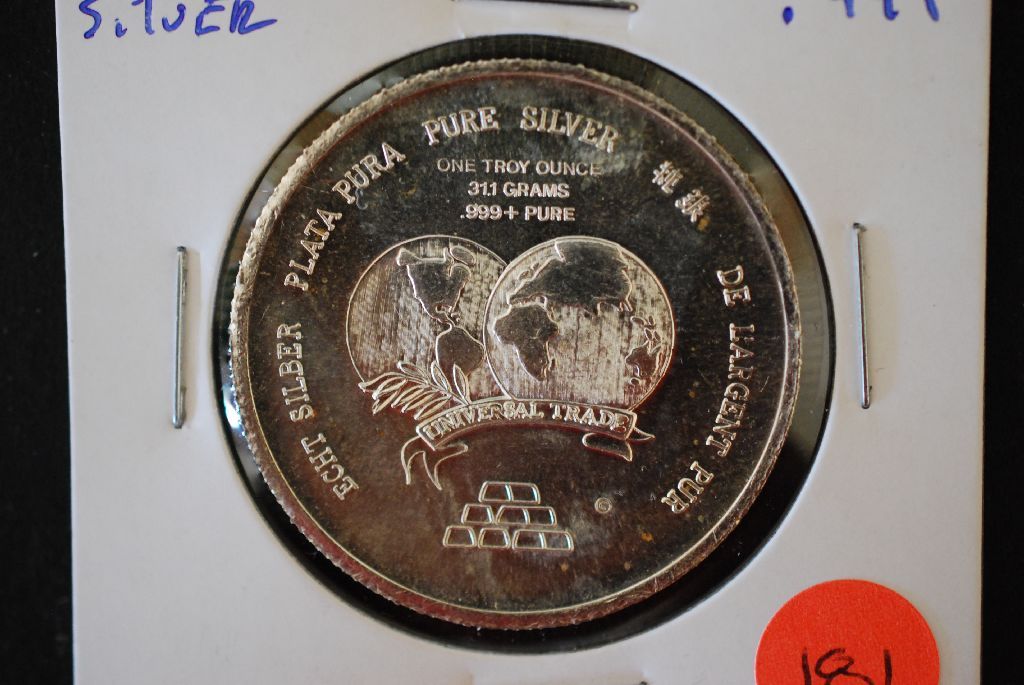 1974 Silver Bullion Exchange Silver Round; .999 Silver 1 Oz.; EST. 4060