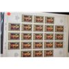 Image 1 : 1983 CCCP/USSR Postal Stamp Sheet; Lot of 21; EST. $10-15