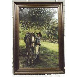 Original Framed Oil Painting by Staniel
