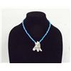 Image 2 : Southwestern Style Silver Turquoise Necklace