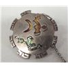 Image 2 : Vintage Zuni Sterling Silver Inlay Sweater Clips