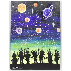 Original Acrylic Painting by Kills Thunder