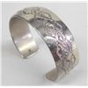 Image 1 : Navajo Sterling Silver Cuff Bracelet--Jacob Kahe