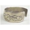 Image 4 : Navajo Sterling Silver Cuff Bracelet--Jacob Kahe
