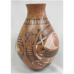 Mata Ortiz Marbleized Polychrome Jar- Carlos Loya