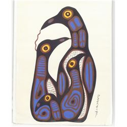 Canadian Native Print  by Norval Morrisseau