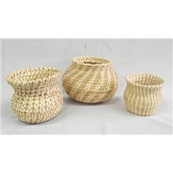 Collection of Papago Baskets