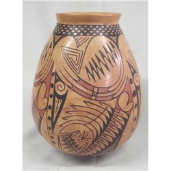 Mata Ortiz Marbleized Polychrome Jar