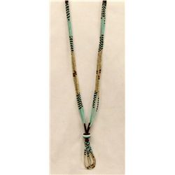 Heishi Necklace Turquoise, Jet & Coral
