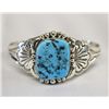 Image 1 : Navajo Sterling Turquoise Bracelet by Spencer