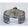 Image 3 : Navajo Sterling & Turquoise Bracelet by Sanchez
