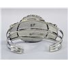 Image 3 : Navajo Sterling Red Shell Bracelet by Tsosie