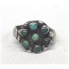 Image 1 : 1940 Zuni Petit Point Turquoise Ring
