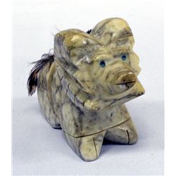 Navajo Picture Rock Ram Fetish with Power Pack