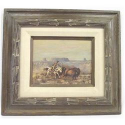 Framed Original Oil by Jack Threlkeld