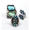 Image 3 : Vintage Navajo Silver & Turquoise Rings
