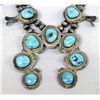 Image 3 : Vintage Navajo Silver & Turquoise Squash Blossom