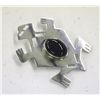 Image 1 : Sterling Silver Jet Horny Toad Pin - Diane Reed
