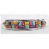 Image 2 : Zuni Sterling Stone-to-Stone Bracelet, Signed
