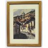Image 1 : Original Framed Watercolor by Cervantes