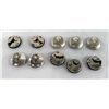 Image 2 : Navajo Sterling Silver Button Covers